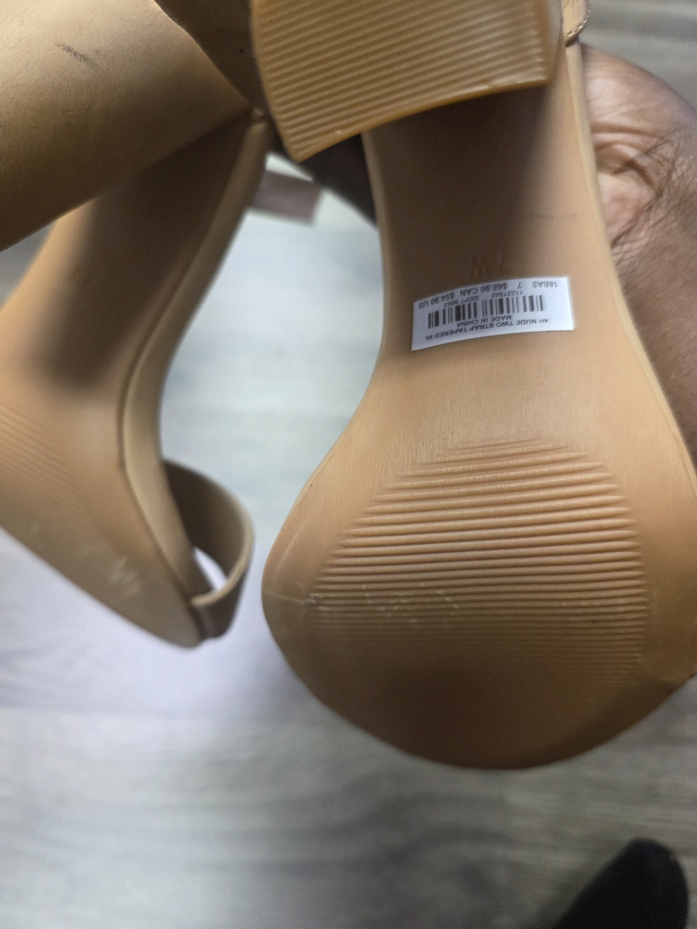 Torrid Nude Ankle Strap Sandals - Picture 6 of 6